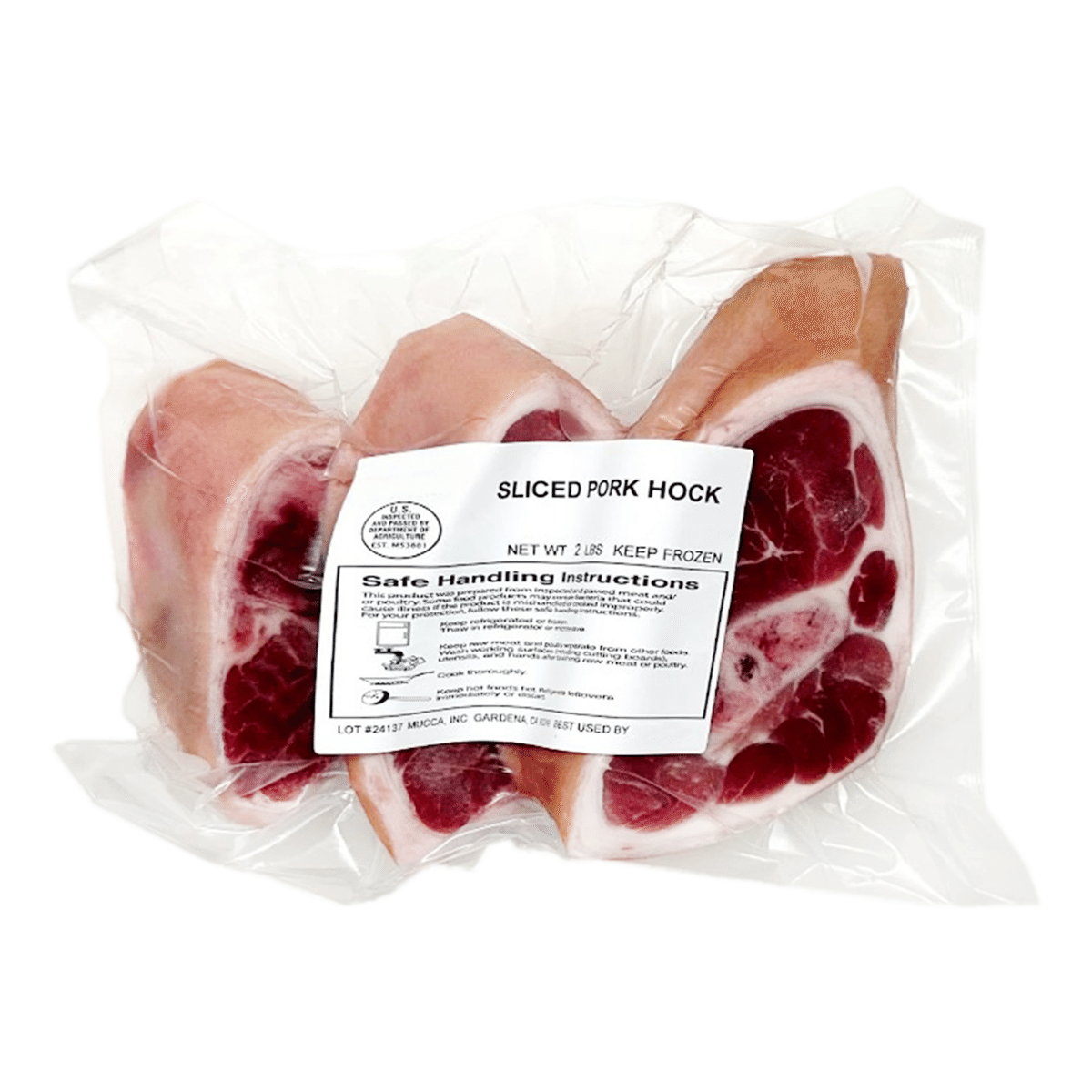 Manitas de Puerco Cortadas, 1.5 pulgadas, 2 lbs 2 libra(s)