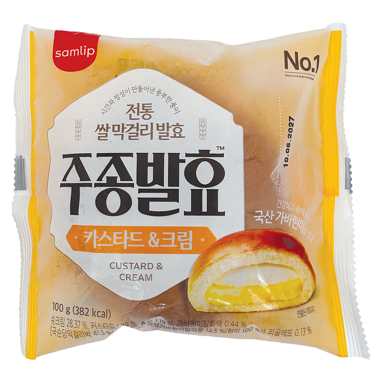Samlip Custard Cream Bread 3.53 oz