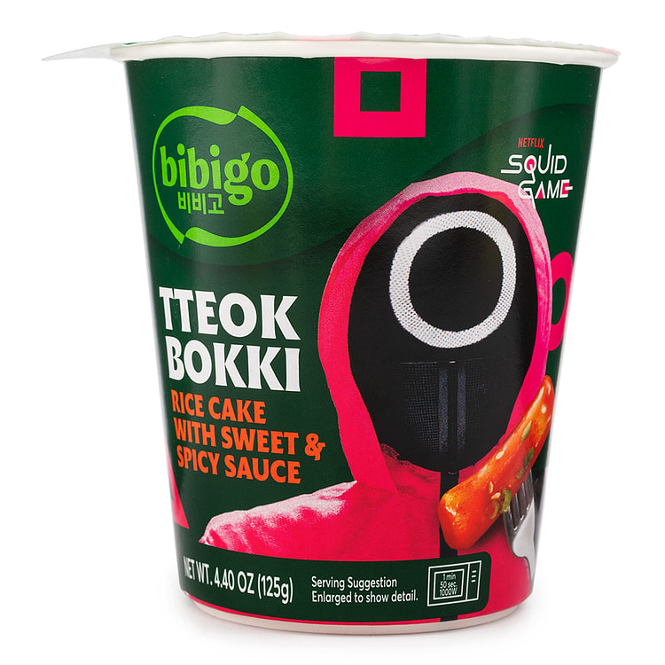 Bánh Gạo Tteokbokki CJ Bibigo Dạng Cốc Vị Cay Ngọt 125 g