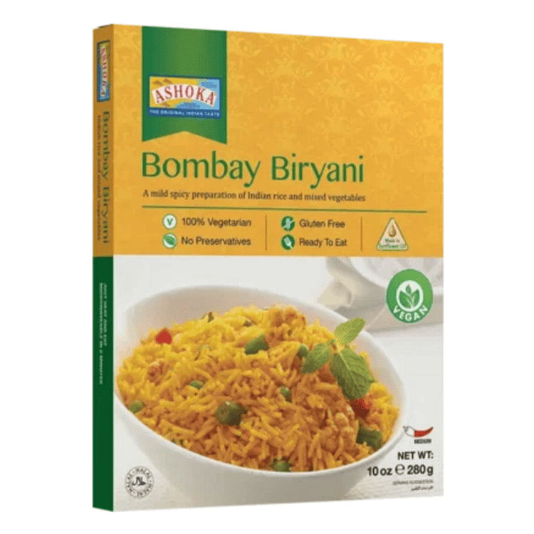 Ashoka RTE Pouches - Bombay Biryani 280G 10 oz