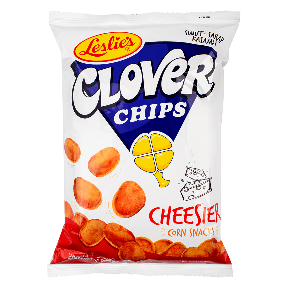 Leslie's Clover Chips, Cheese Flavor 145 g