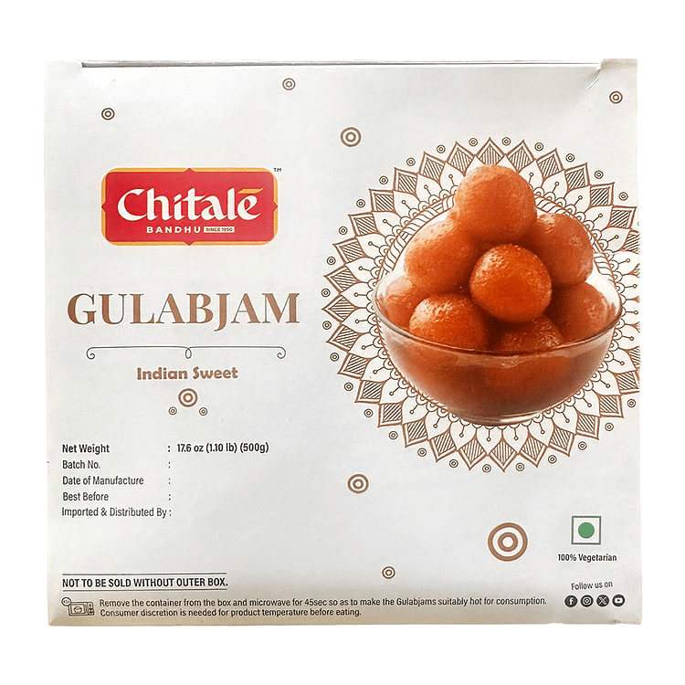 Chitale Bandhu Gulabjam 500 g