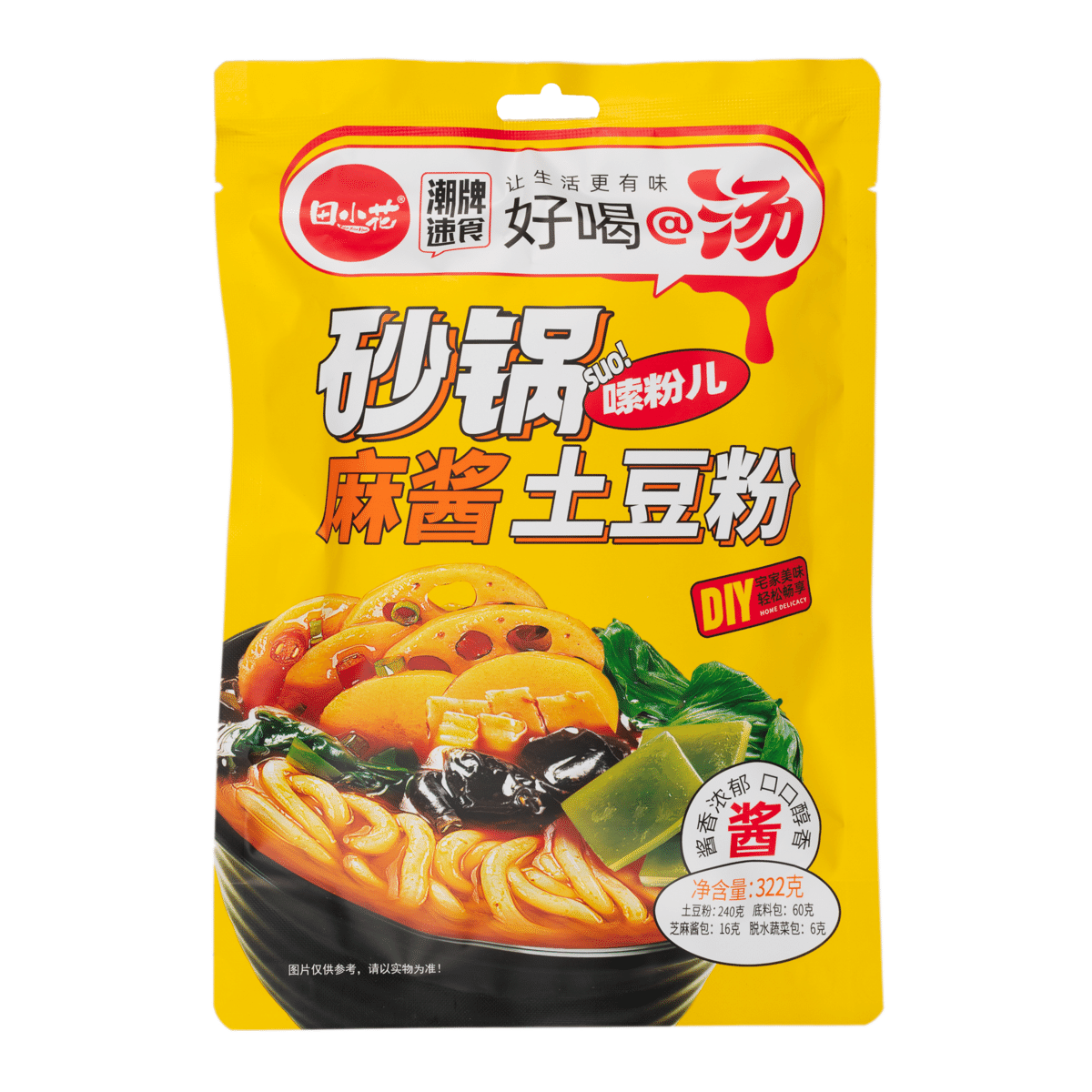 Potato Vermicelli Sesame Sauce Flavor 322 g