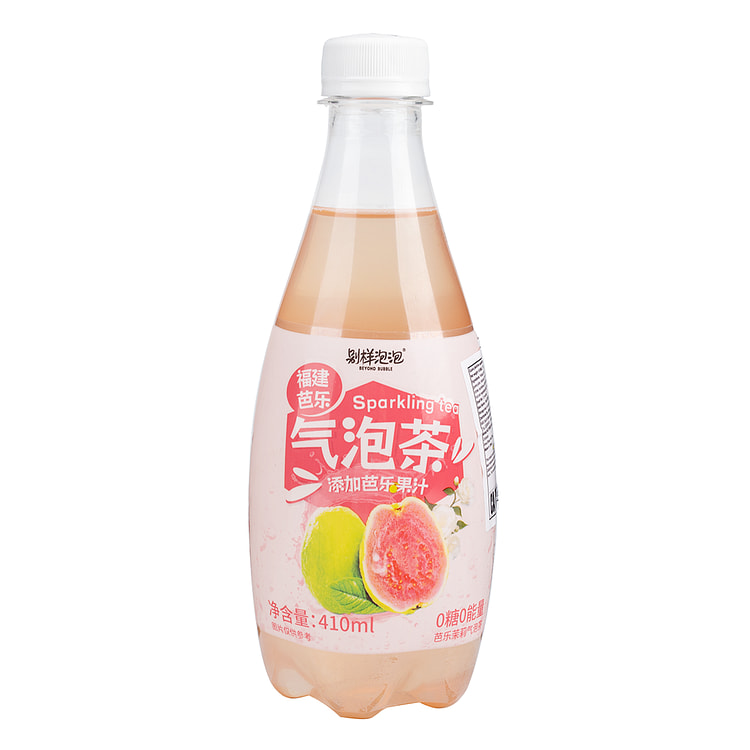 别样泡泡 芭乐茉莉气泡茶 0糖 0脂 【无负担，轻松喝】 410 毫升