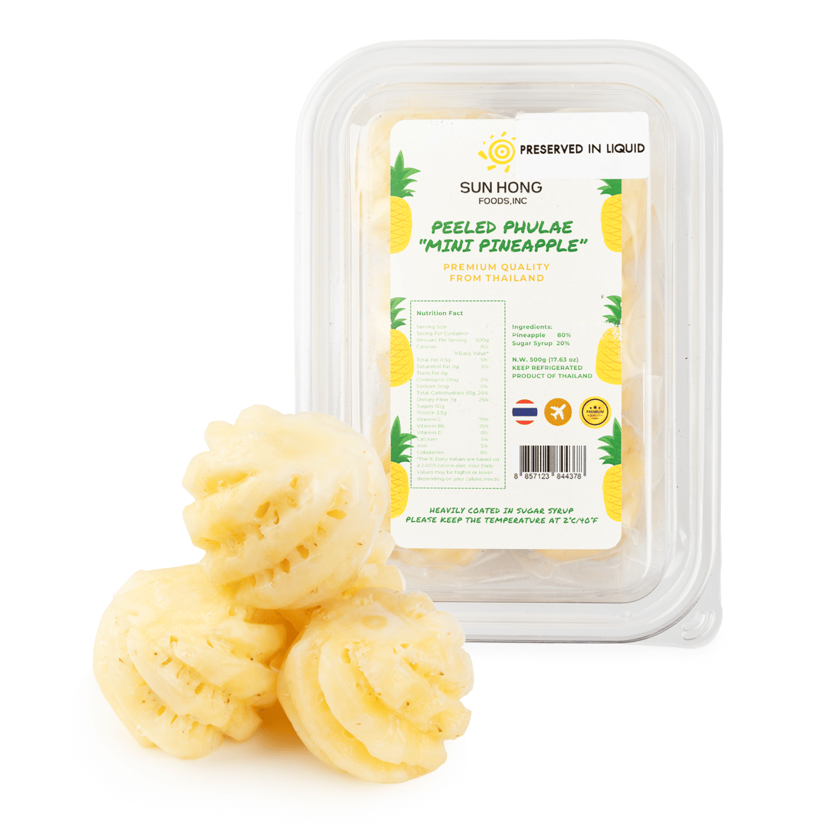 Airshiped Thai Mini Pineapple 17.63 oz