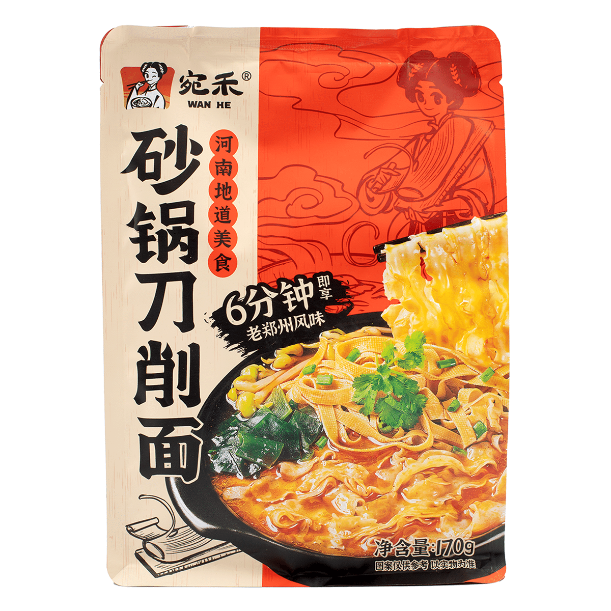Wanhe Sliced Noodles 170 g*20 pack