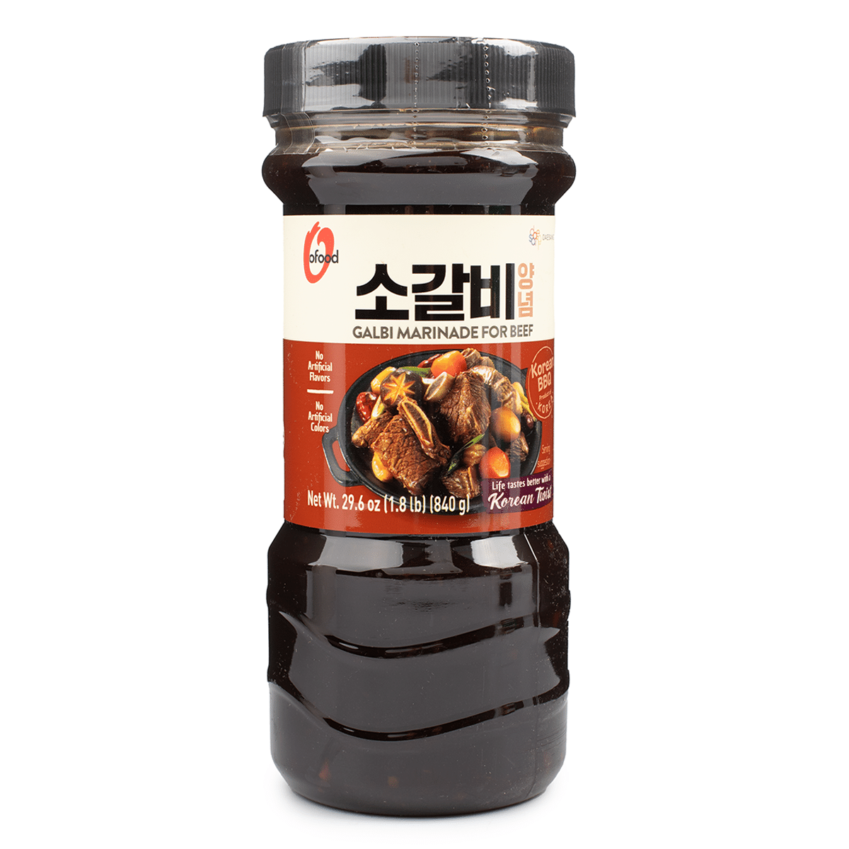 清净园 韩国烧烤牛肉腌料 840 克