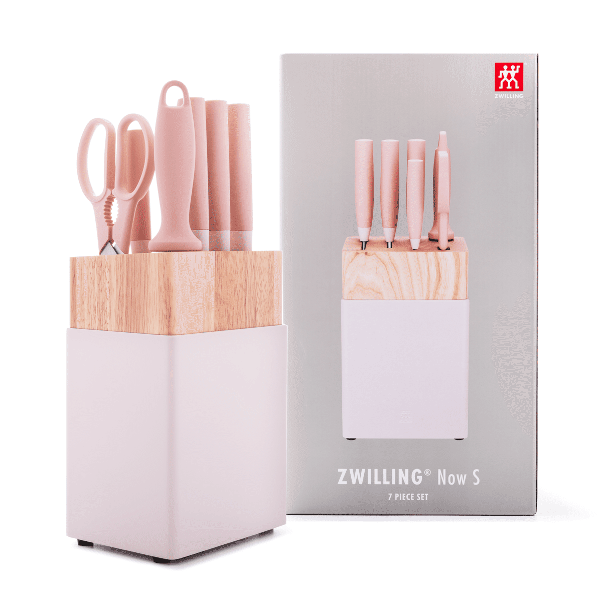 Conjunto de Facas Zwilling Now S 7 Peças Rosa 1 unidade