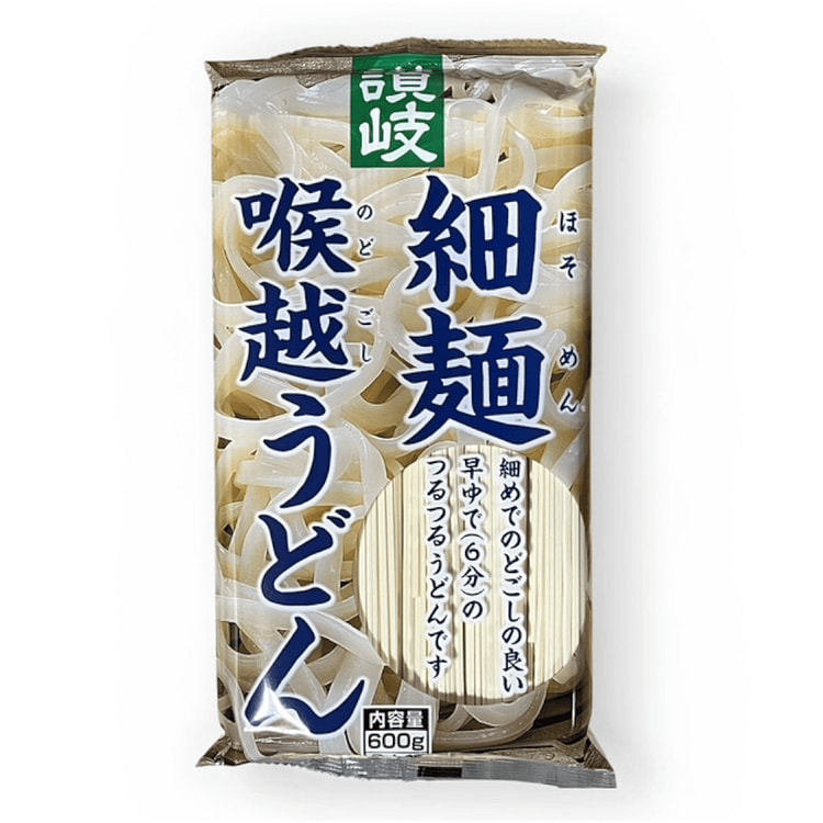 Sanukishisei Hosomen Nodogoshi Udon 600 克