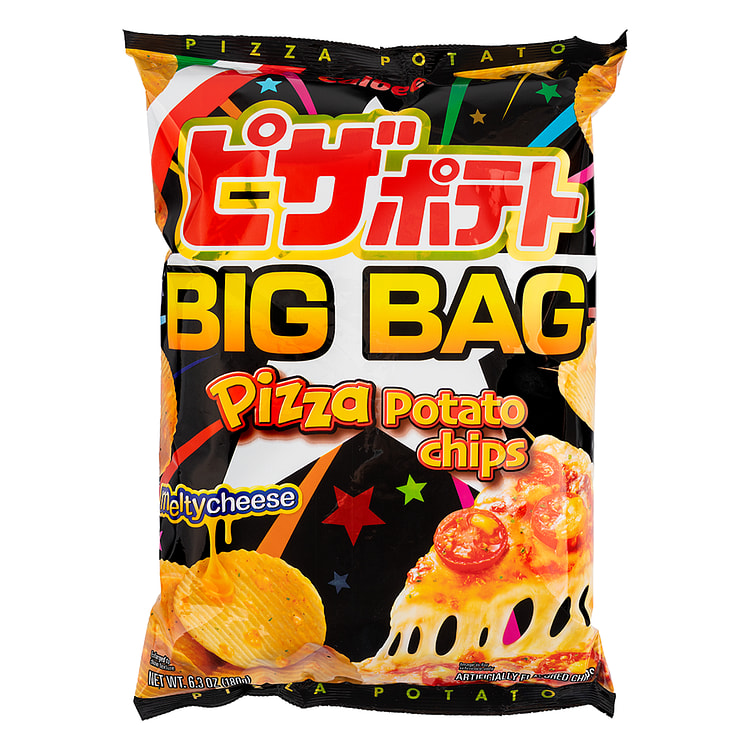 Calbee Potato Chips Mega Pizza 6.3 盎司