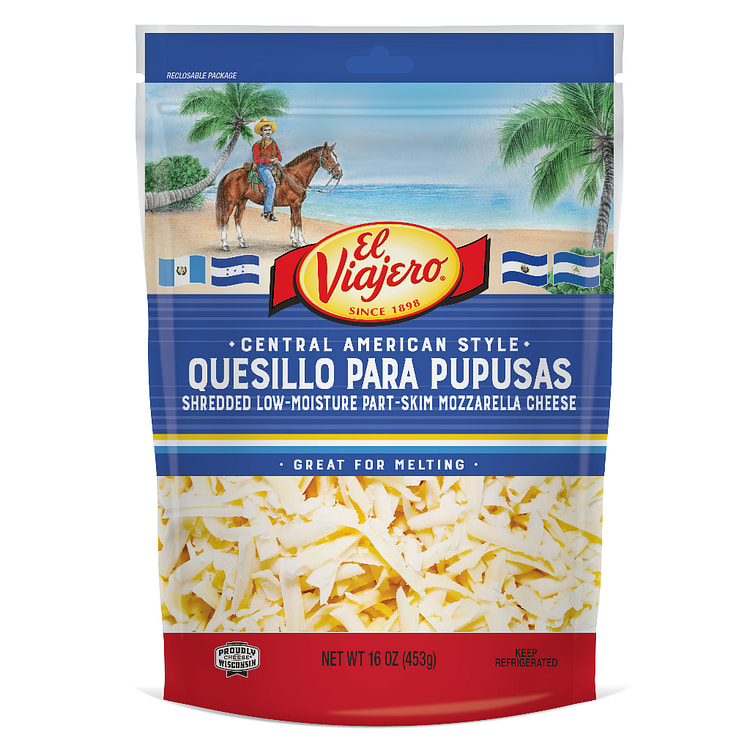 El Viajero Shredded Part Skim Mozzarella Cheese 16 オンス