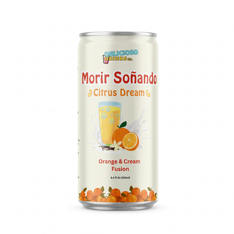 Delicioso Drinks Citrus Dream, Orange & Cream Fusion 8.4 oz