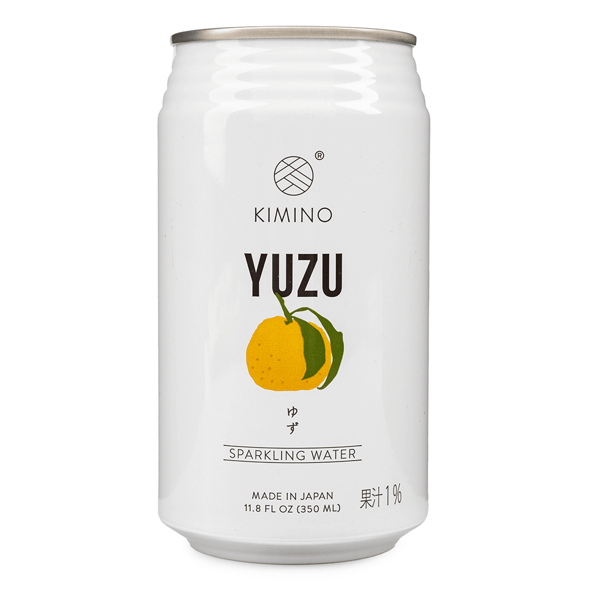 日本【Kimino】Yuzu 柚子氣泡水 11.8 液盎司