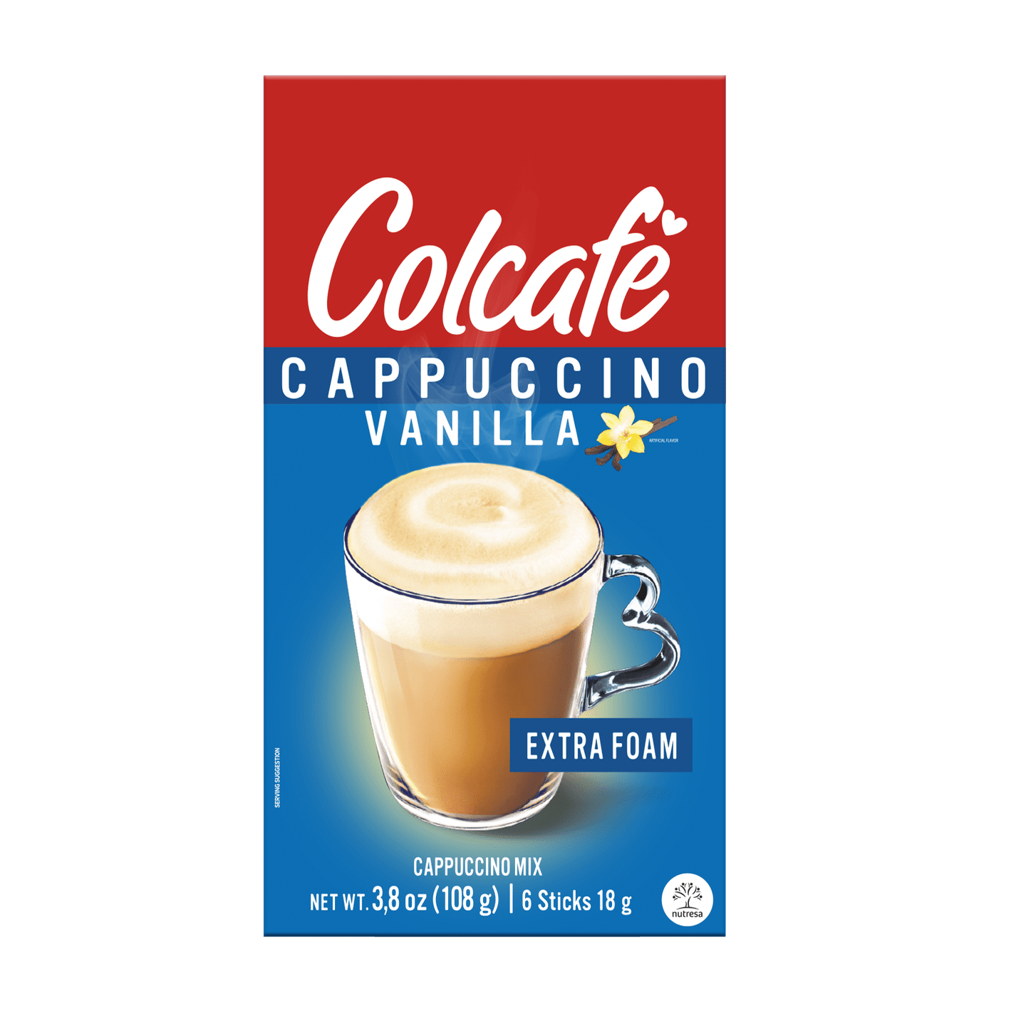 Colcafe Cappuccino Vainilla Caja 18 gramo(s)*6 unidad