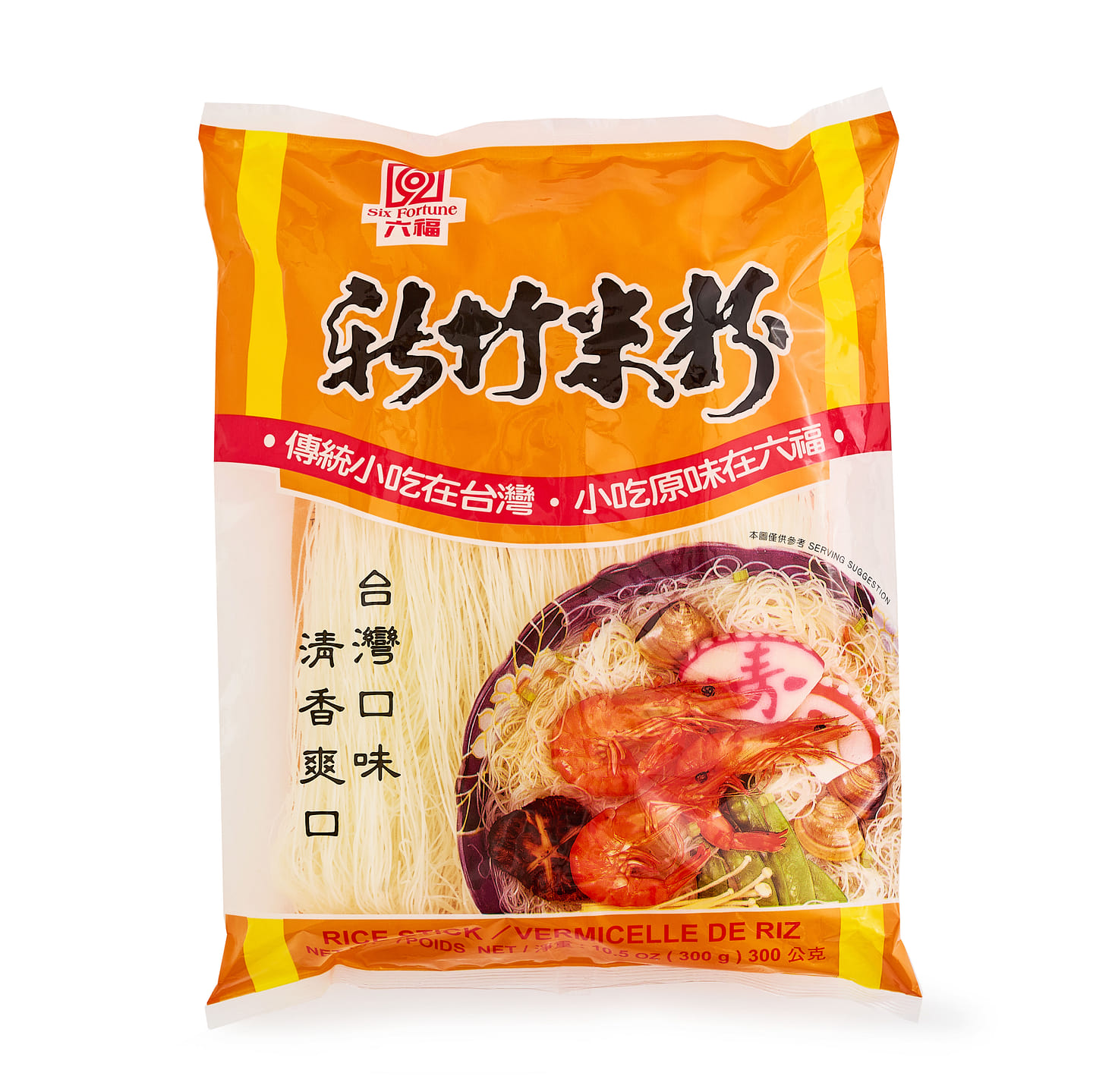 Six Fortune Rice Stick 300 g*40 pack