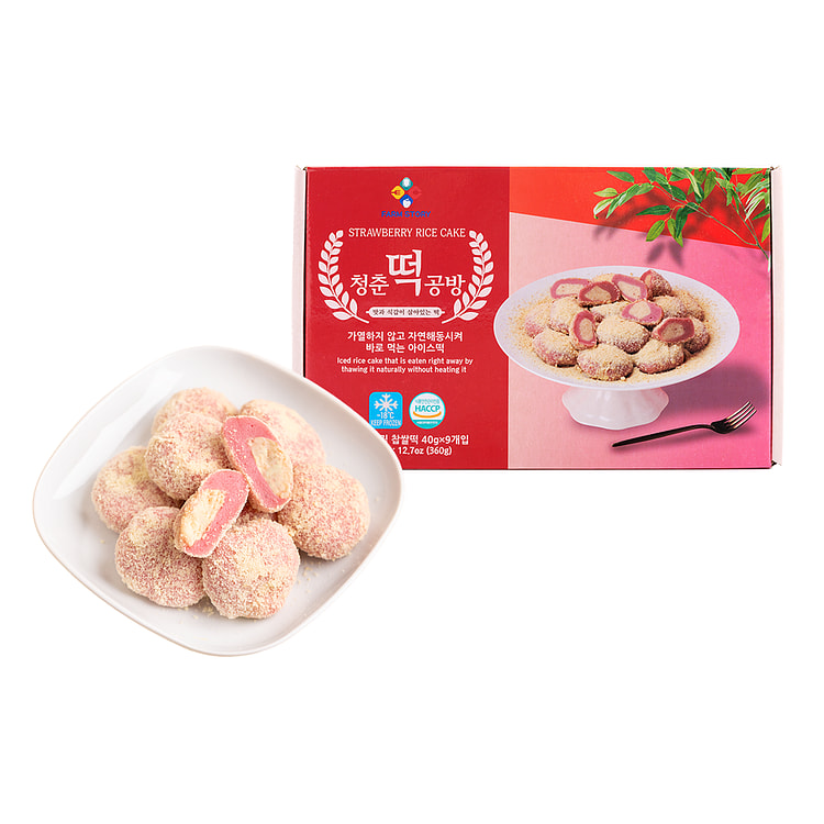 JEOLLANAM-DO 草莓奶油夹心年糕 360 克
