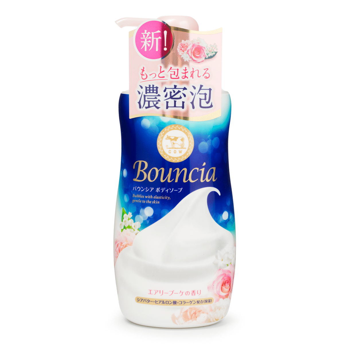 COW牛乳石鹸ボディソープ エアリープーケの香り 480 ml(ミリリットル)