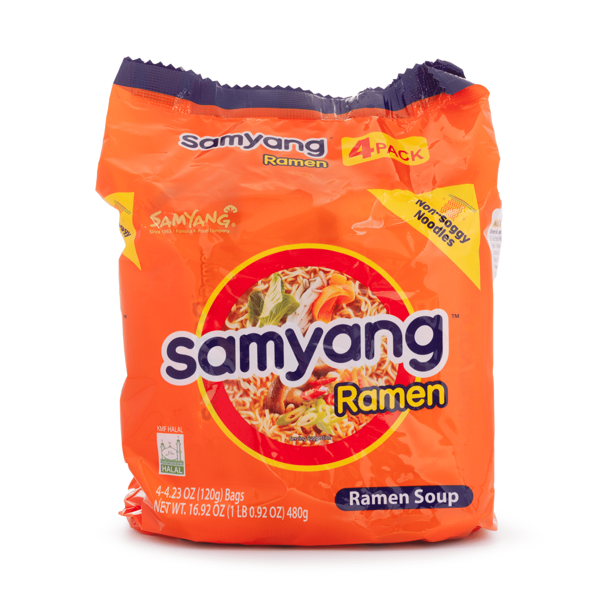 Samyang Ramen Noodle Soup 4pk 4.23 oz*4 pack