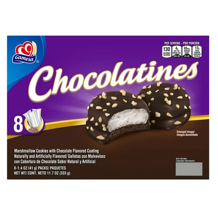 CHOCOLATINE Galletas de malvavisco con chocolate 330 gramo(s)