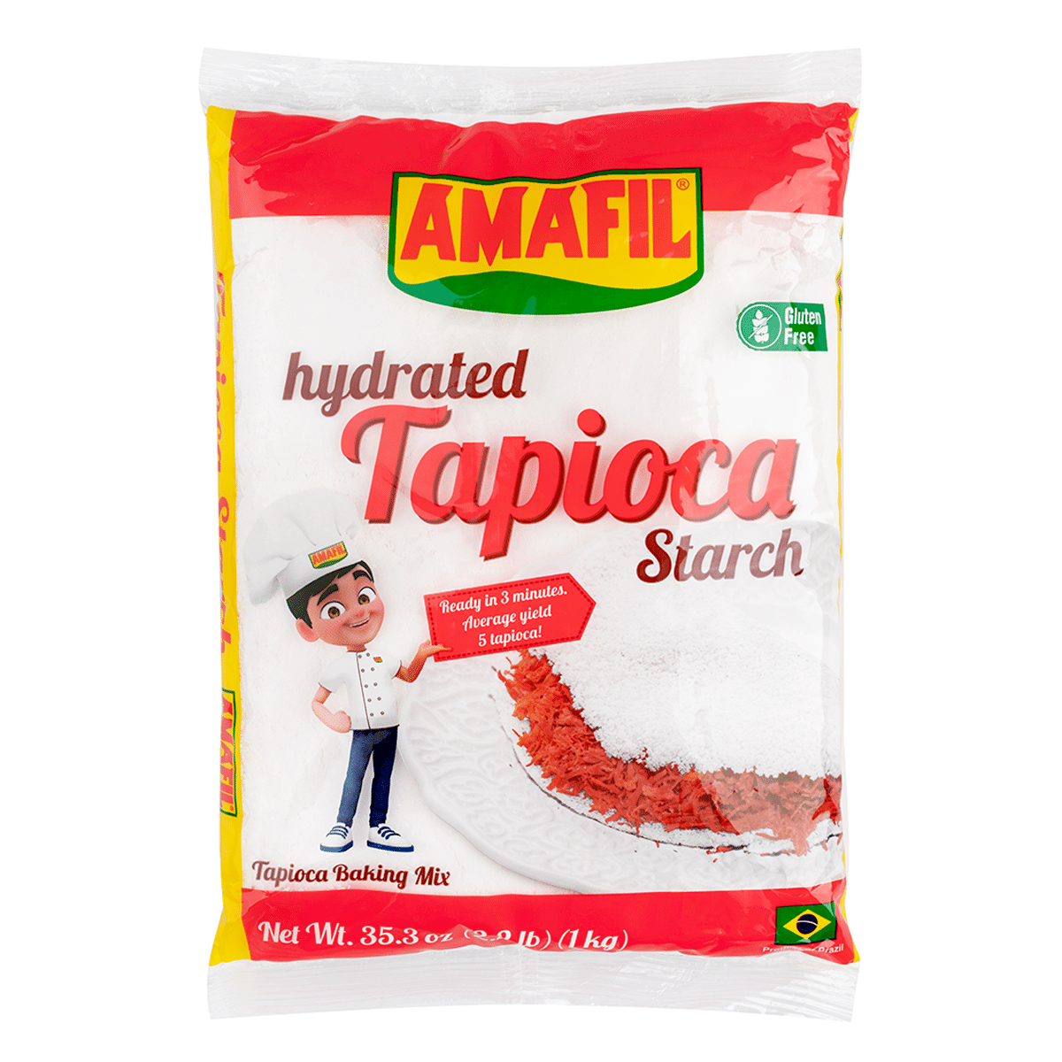 Polvilho Tapioca Hidratada Amafil 1000 g