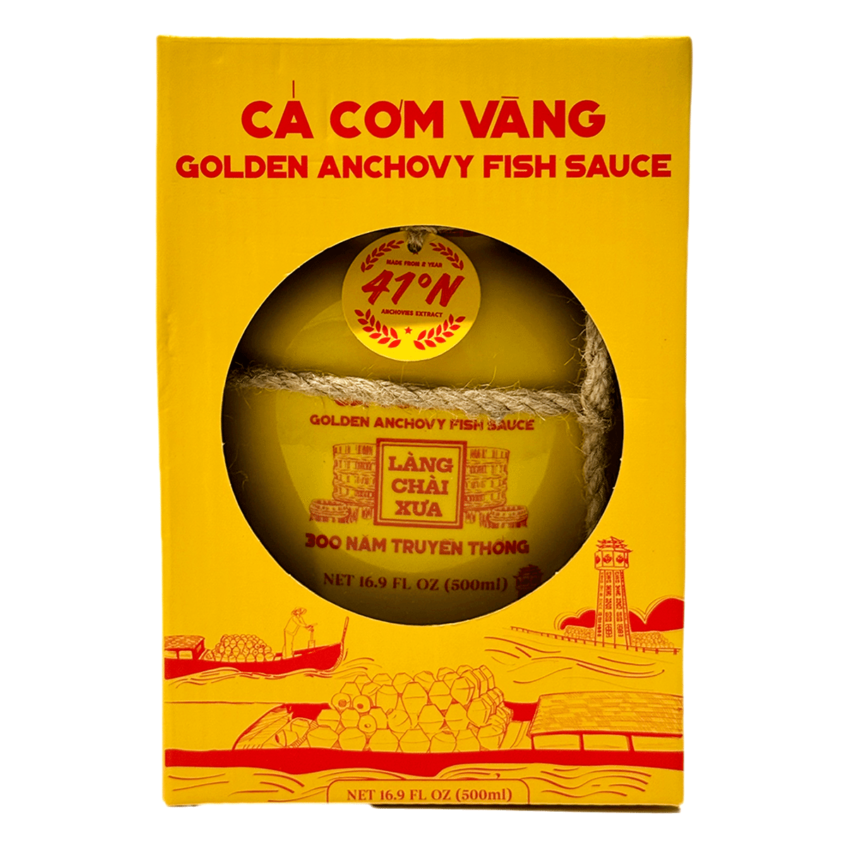 Lang Chai Xua Golden Anchovy Fish Sauce 16.9 fl.oz