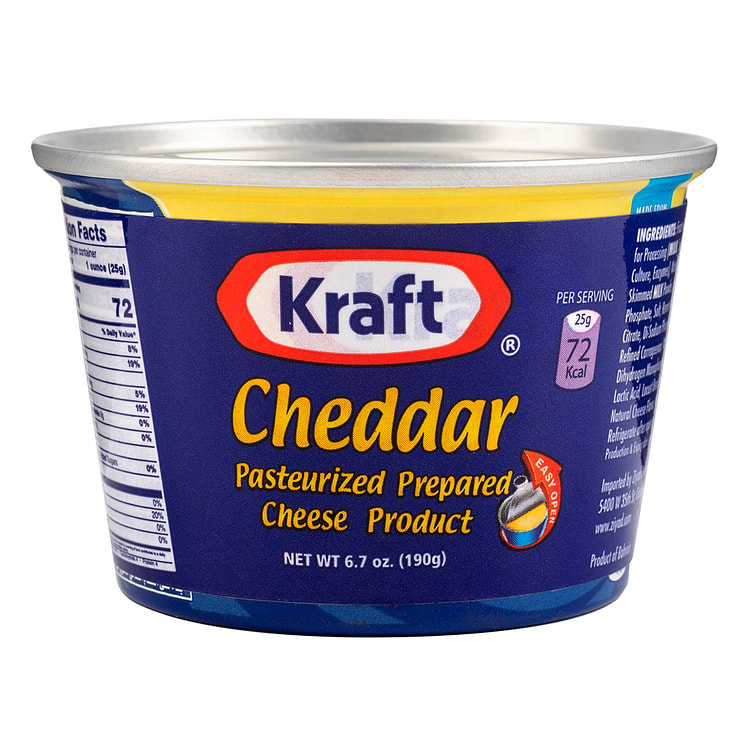 Cheddar en Lata Kraft