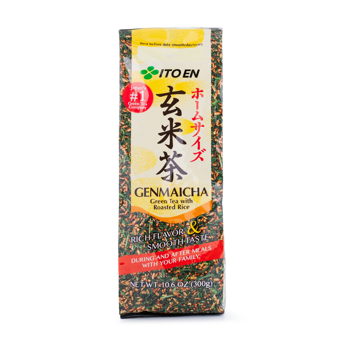 Itoen Genmaicha (Green tea with Roasted rice) Tea Leaf Weee!