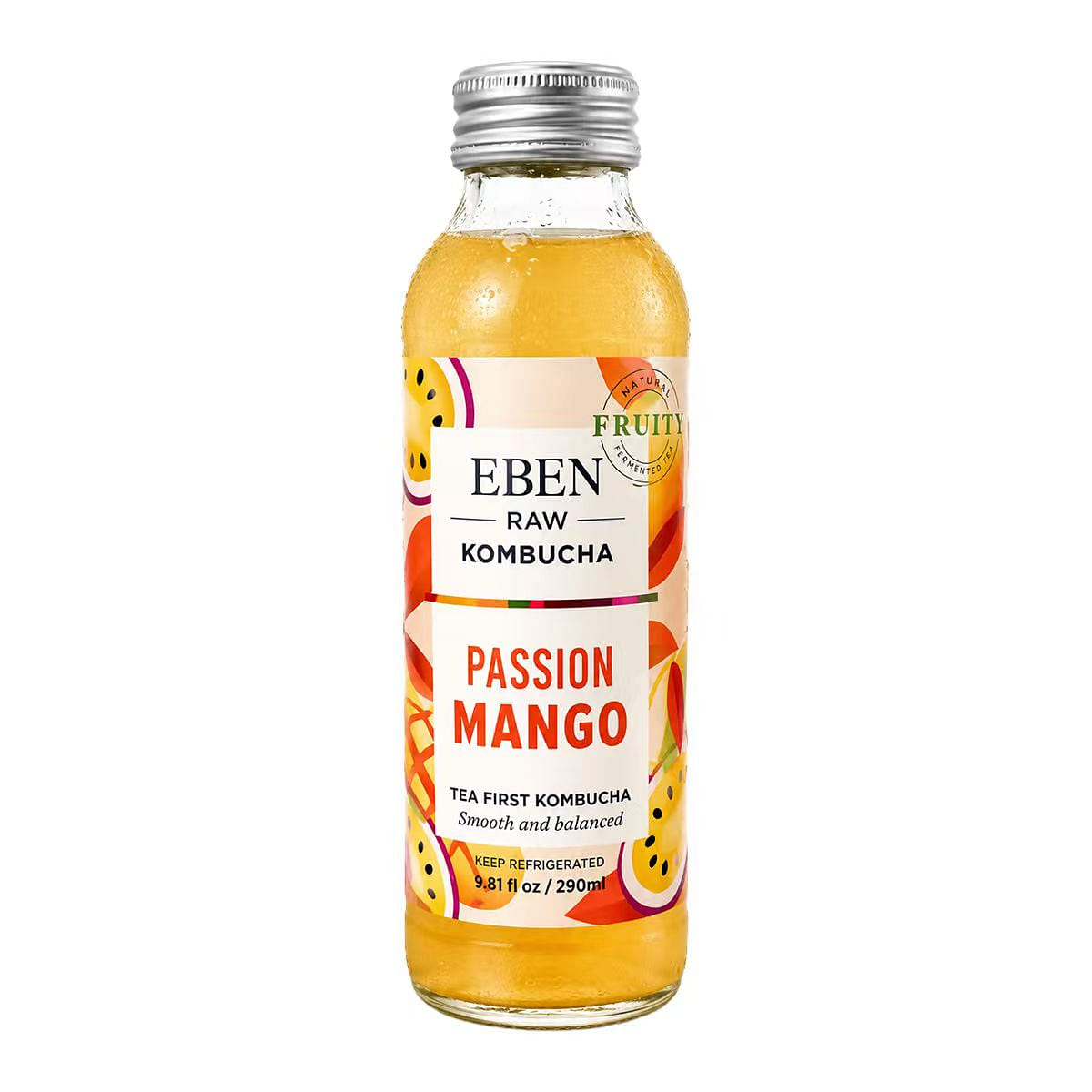EBEN Raw Kombucha Passion Mango 290 ml