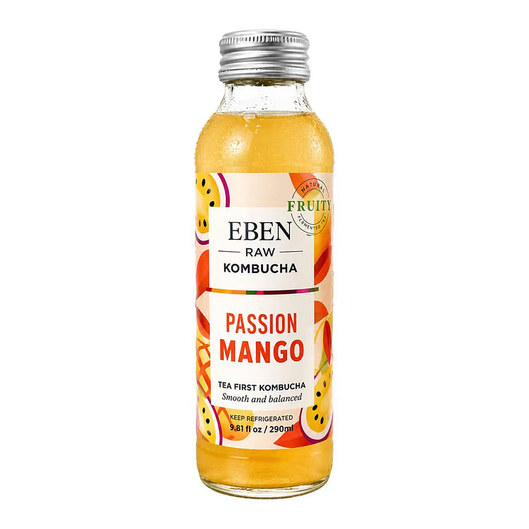 EBEN Raw Kombucha Passion Mango 290 ml