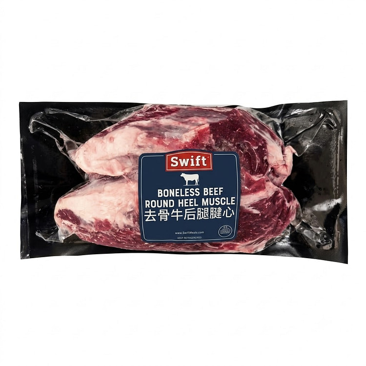 Swift 去骨牛后腿腱心 (大号,两根装),冷冻 1.8-2.2 磅