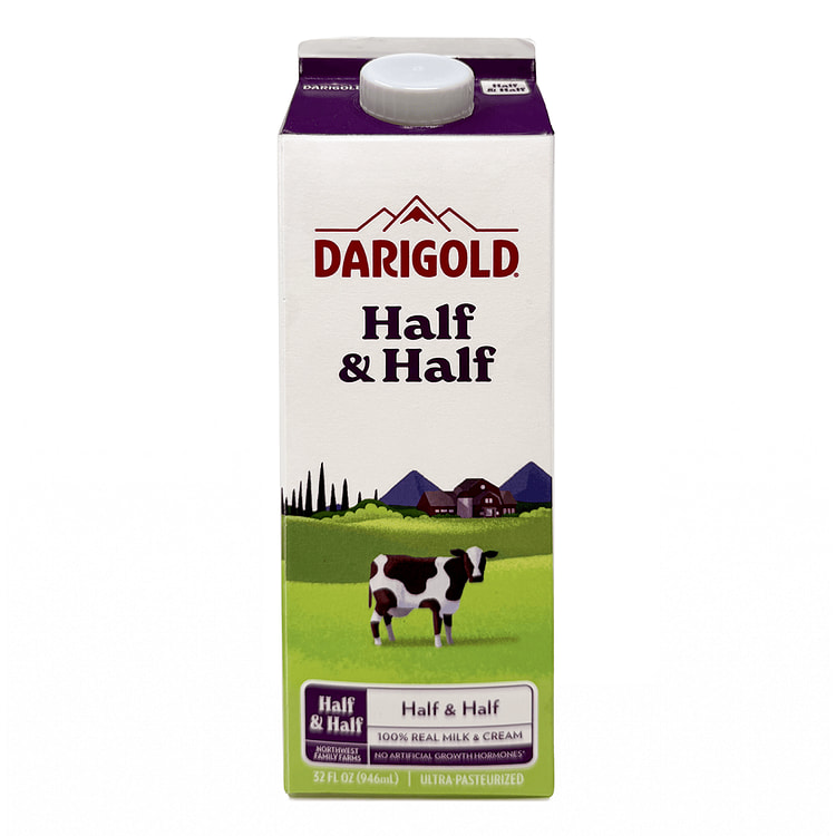 Darigold Half & Half  半奶半奶油 咖啡用奶 咖啡伴侣 32 盎司