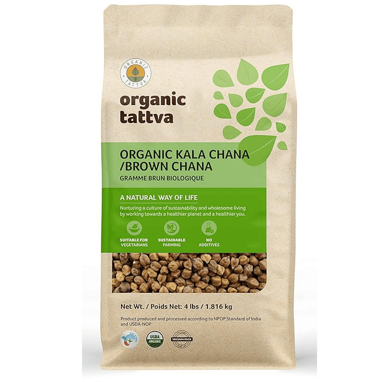 Organic Tattva Kala Chana/ Brown Chana 4 磅