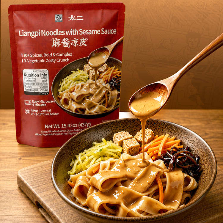 Liangpi Noodles with Sesame Sauce 437 g