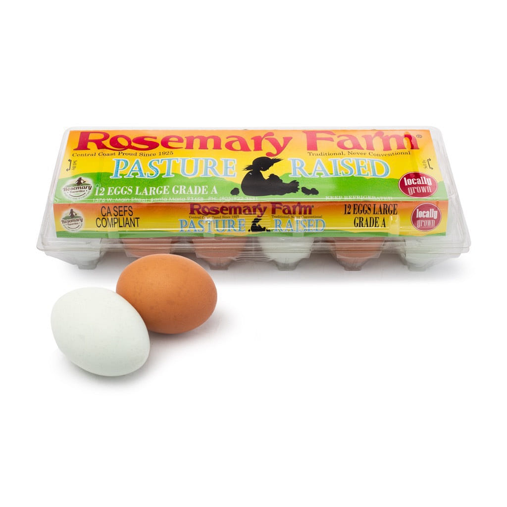Rosemary Farm Naturally-colored Pasture Raised Eggs 12pcs 1 box