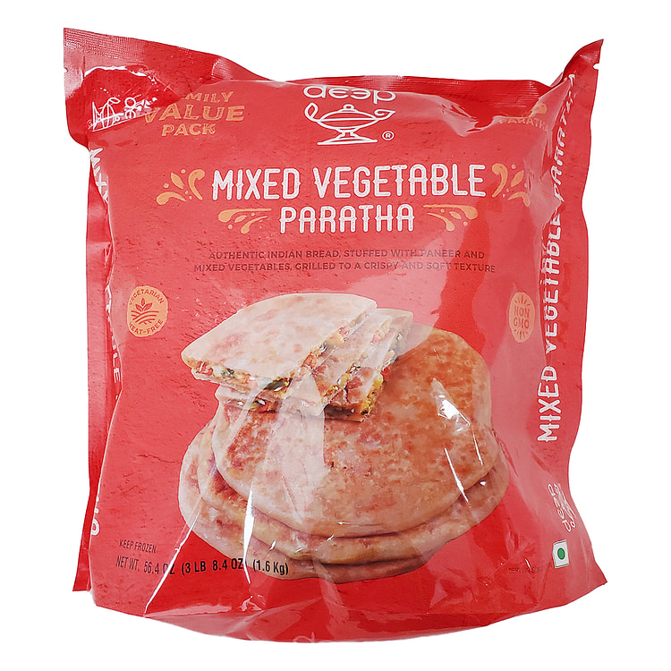 Deep Mix Vegetable Paratha Value Pack 3 磅