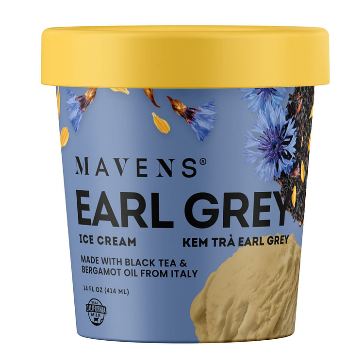 Mavens Earl Grey Ice Cream 14 液盎司