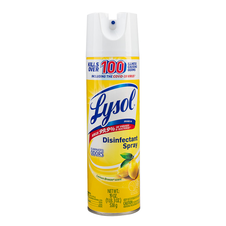 LYSOL Disinfectant Spray Lemon 19OZ 19 oz
