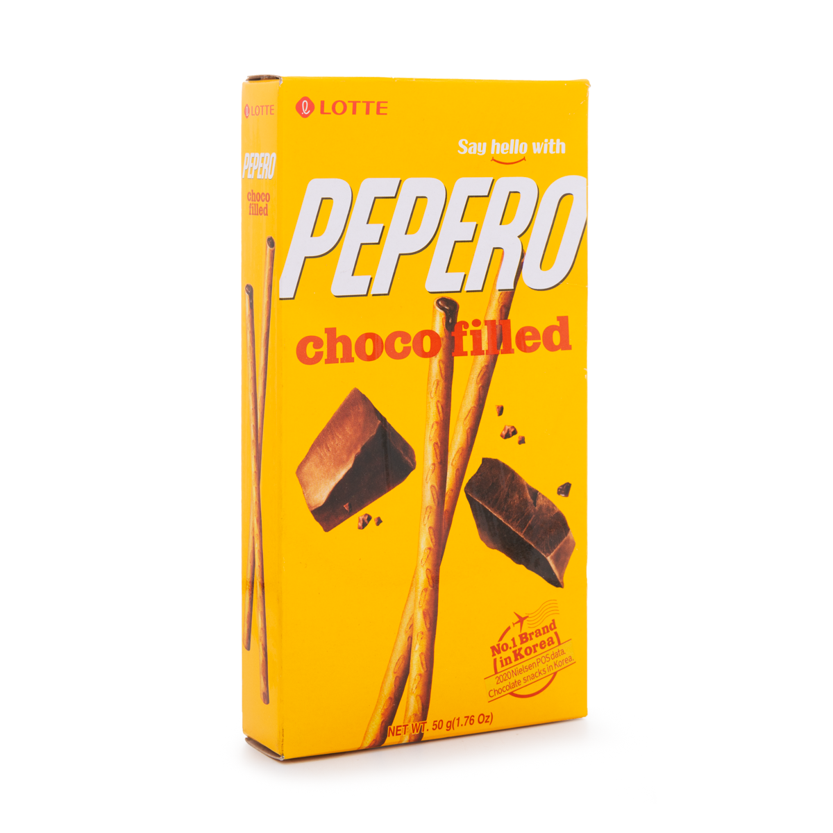 Get Lotte Pepero Choco Filled Sticks (Nude Pepero) 50 g