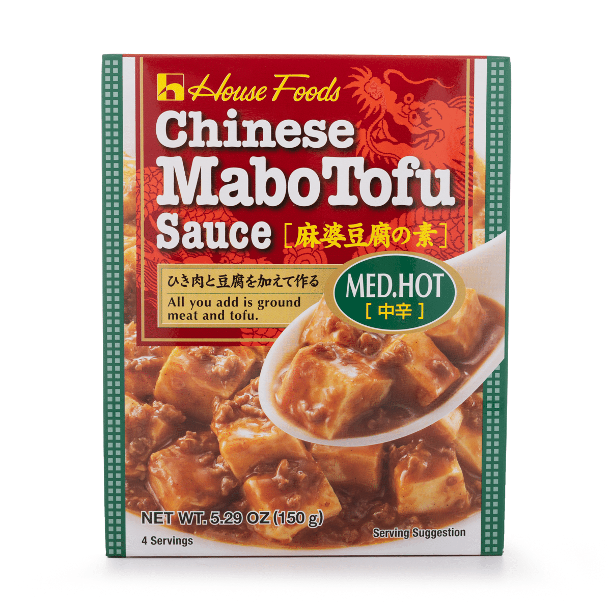 House Foods 中式麻婆豆腐调料 中辣 150 克*30 包