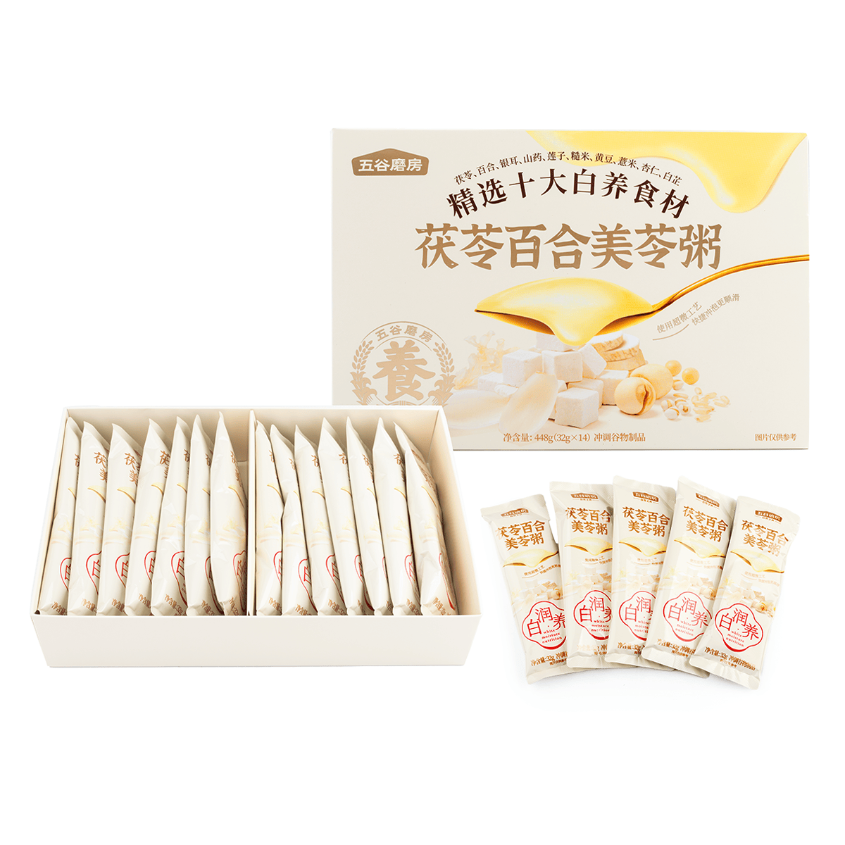 Wugumofang Poria Lily Meale 32G*14 Pack 448 g