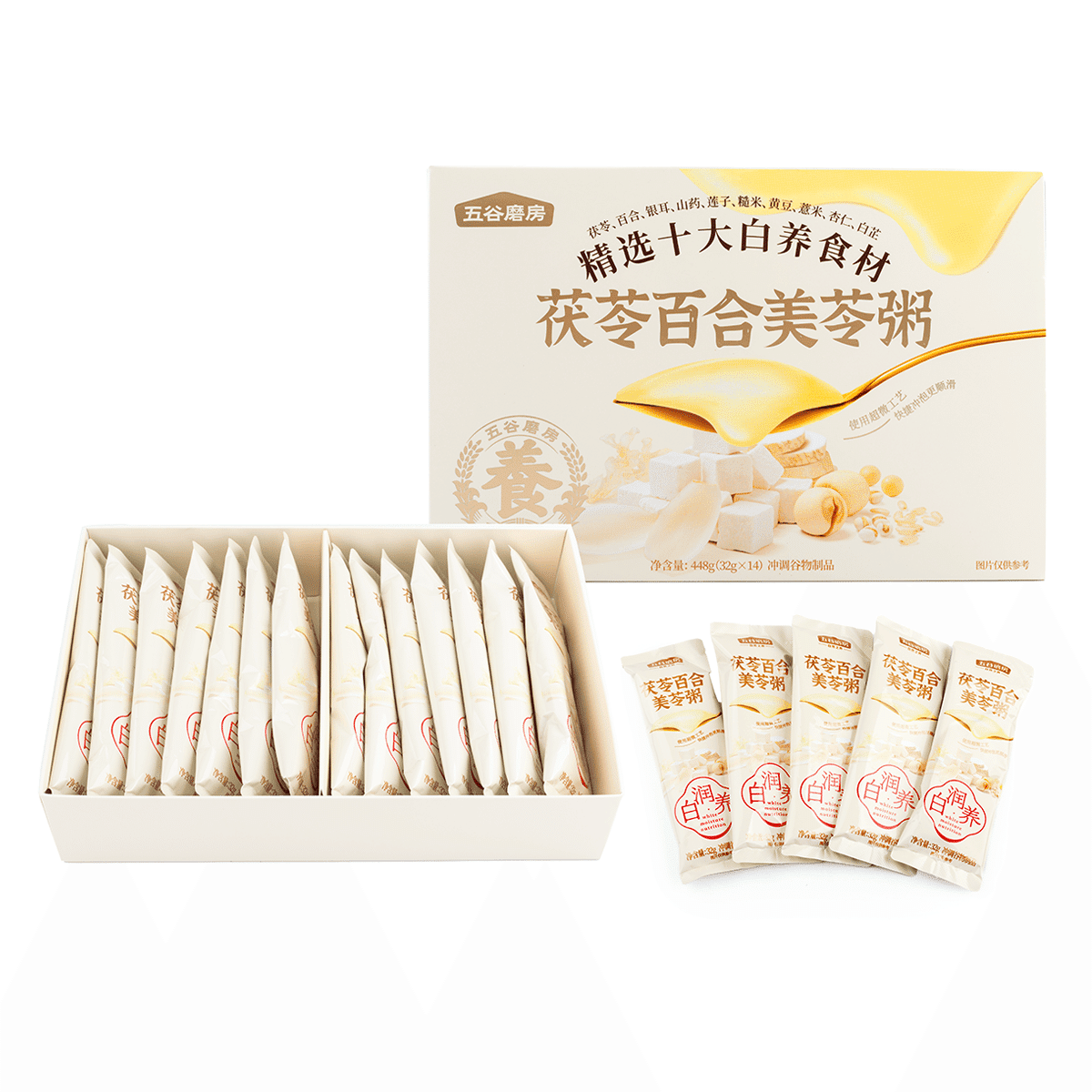 五谷磨房 茯苓百合美苓粥 32G*14 包 448 克