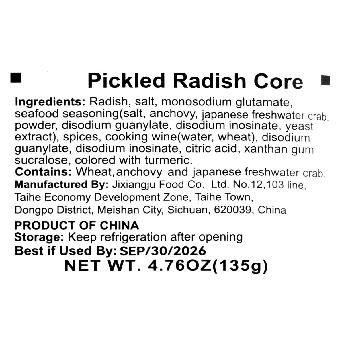 Get JXJ Radish Core Delivered | Weee! Asian Market