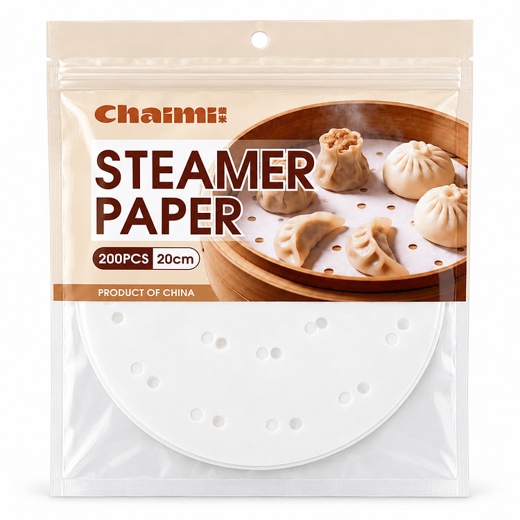 Chaimi Steamer Paper - 20cm (8 Inch), 200 Count 1 count