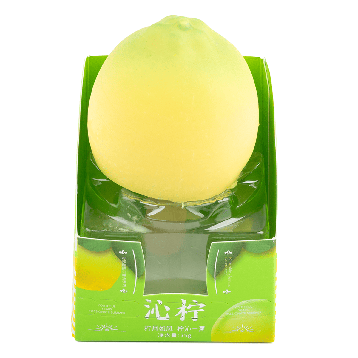 Get HQ Qinning Lemon Yogurt Flavored Ice Cream 3PC 225 g Delivered