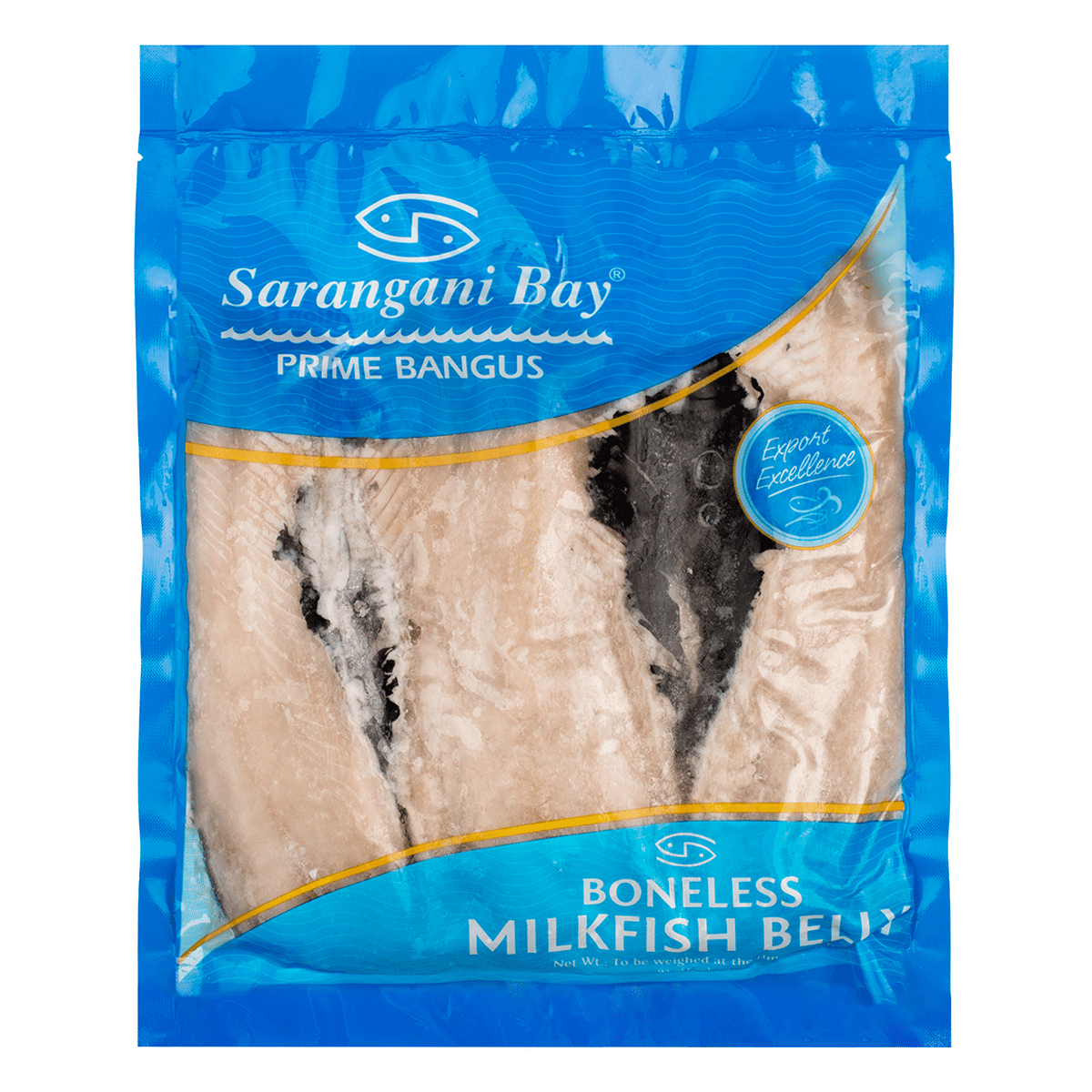 Sarangani Bay Boneless Bangus Belly, Milkfish, Frozen 400-450 g