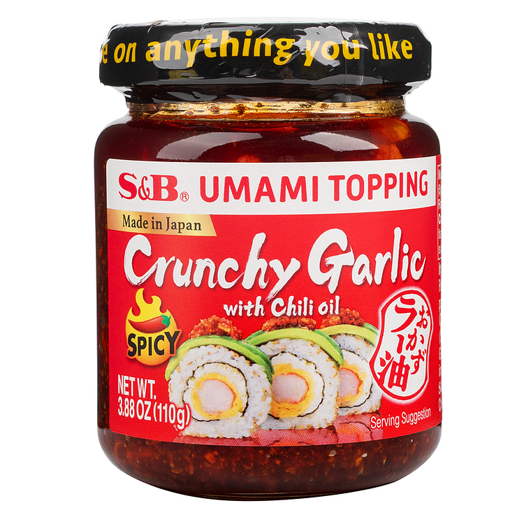 S&B Umami Topping Spicy Crunchy Garlic 3.88 온스