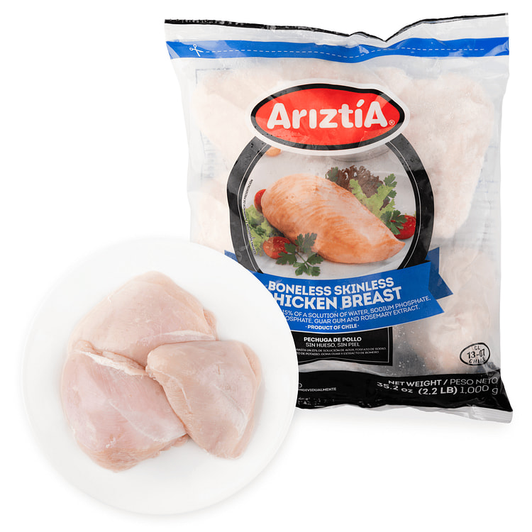 Ariztia IQF Boneless Skinless Chicken Breast Frozen 2.2 lb