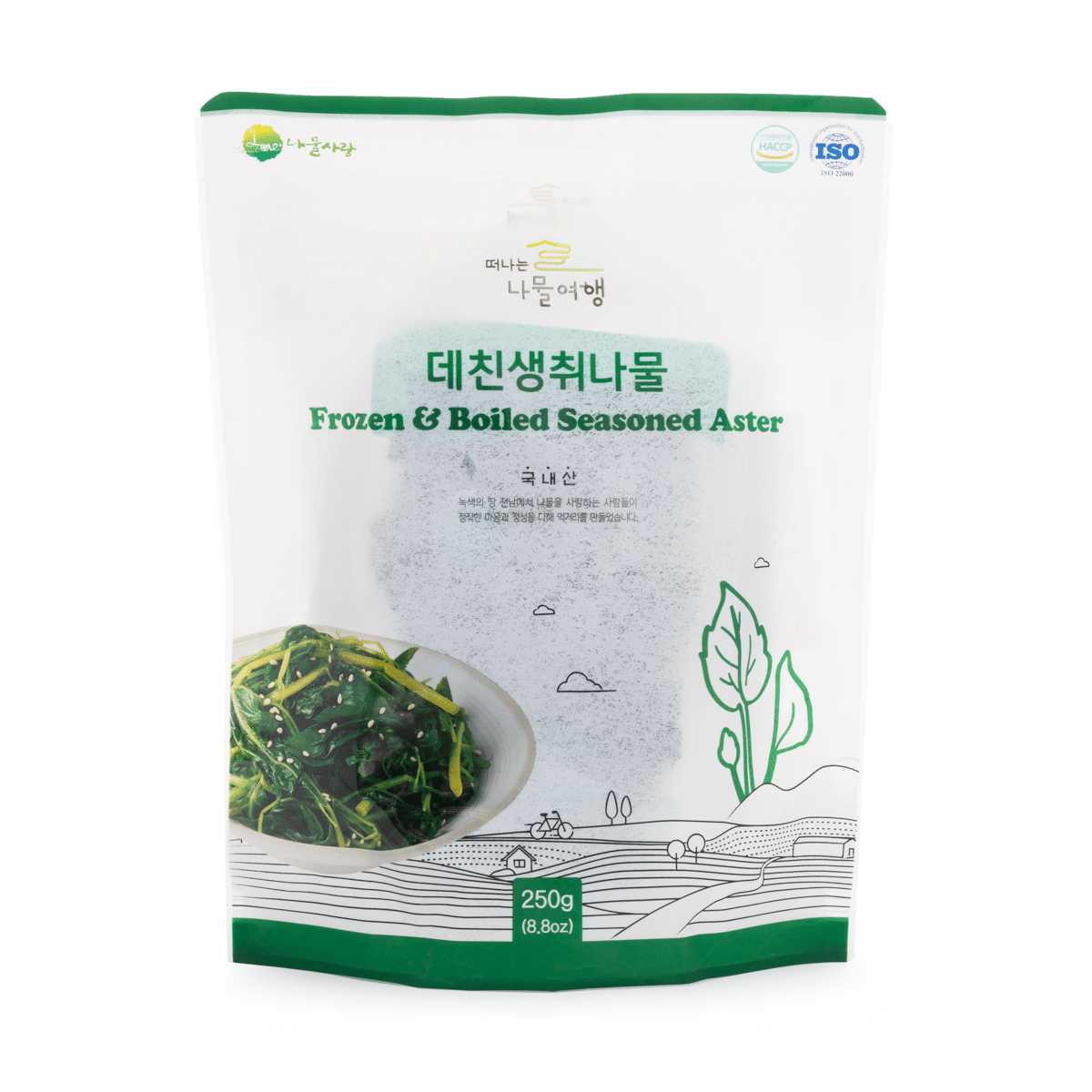 Jeollanam-do Frozen & Boiled Seasoned Aster 250 g