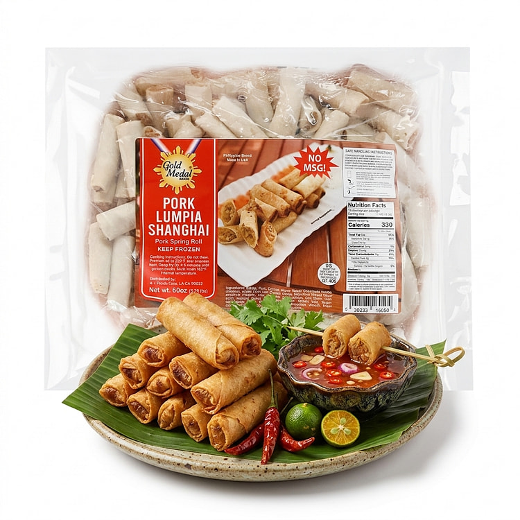 Gold Medal Pork Lumpiang Shanghai Party Pack, Frozen 3.79-4 lb