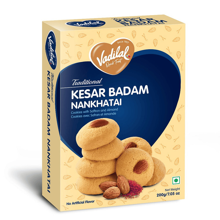 Vadilal Kesar Badam Nankhatai 200 g